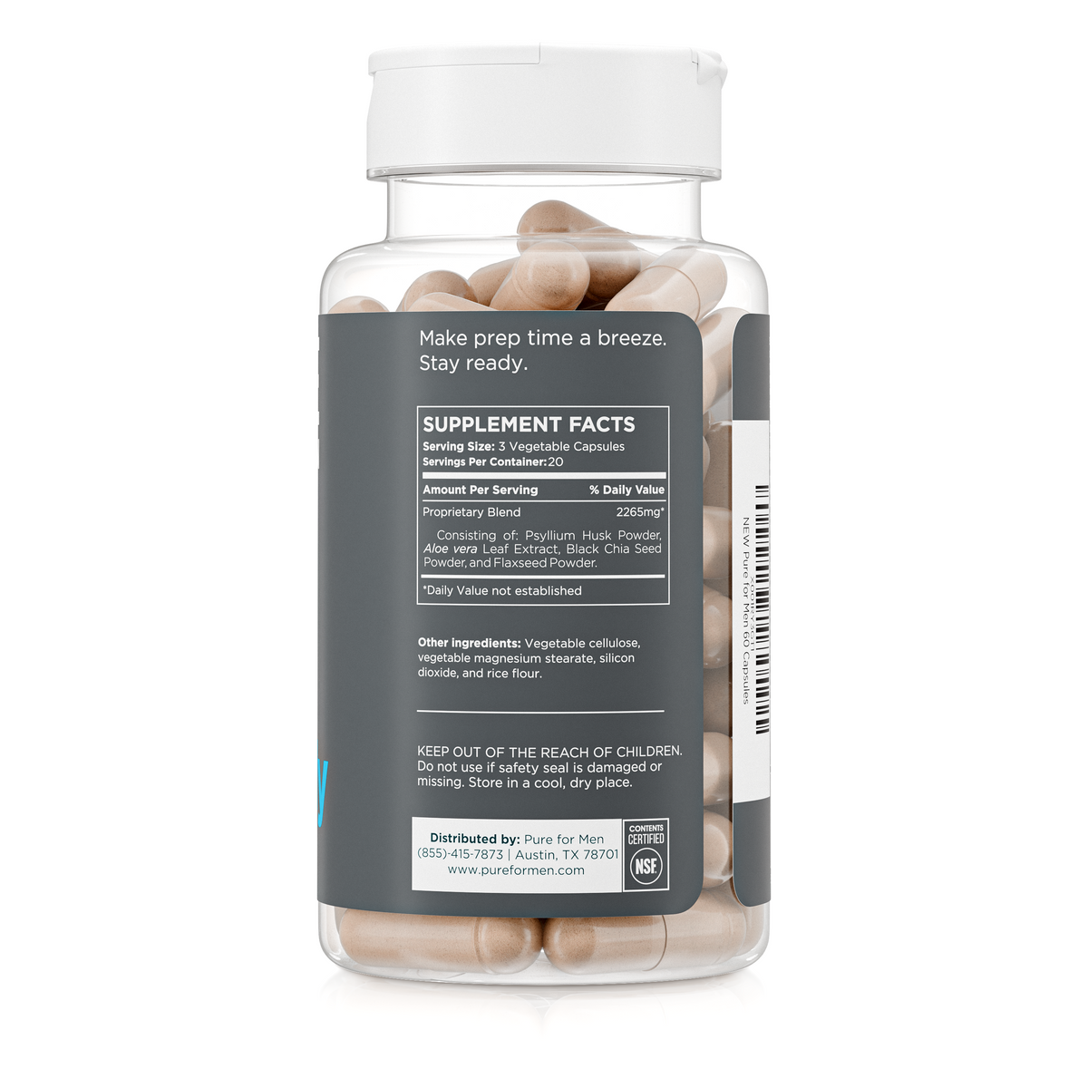 Stay Ready Fiber 60 Capsule